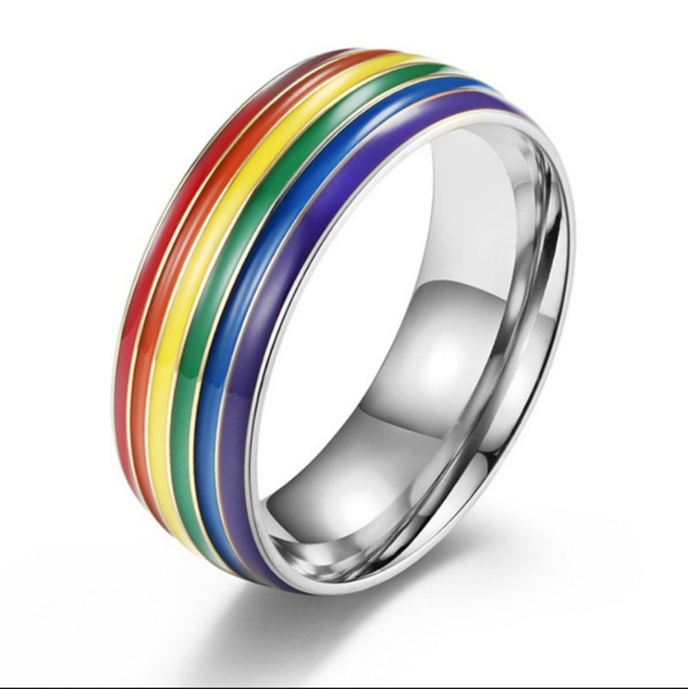 Sz 8 Rainbow Ring